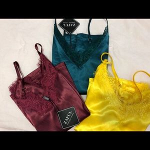 Zaful silk tops